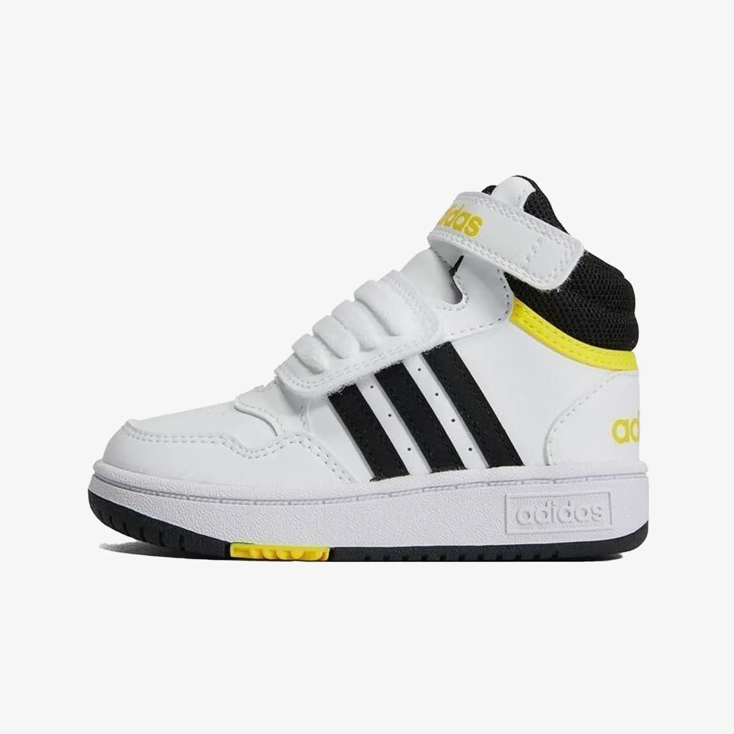 

Оригинальные детские высокие спортивные туфли Adidas HOOPS 3.0 на липучке GZ1933