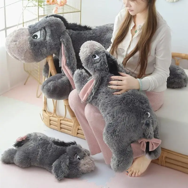 Pluszowe zabawki Disney Kubuś Puchatek Smutny Eeyore Miękkie pluszaki Poduszki Ozdoby Kawaii Prezenty dla dzieci