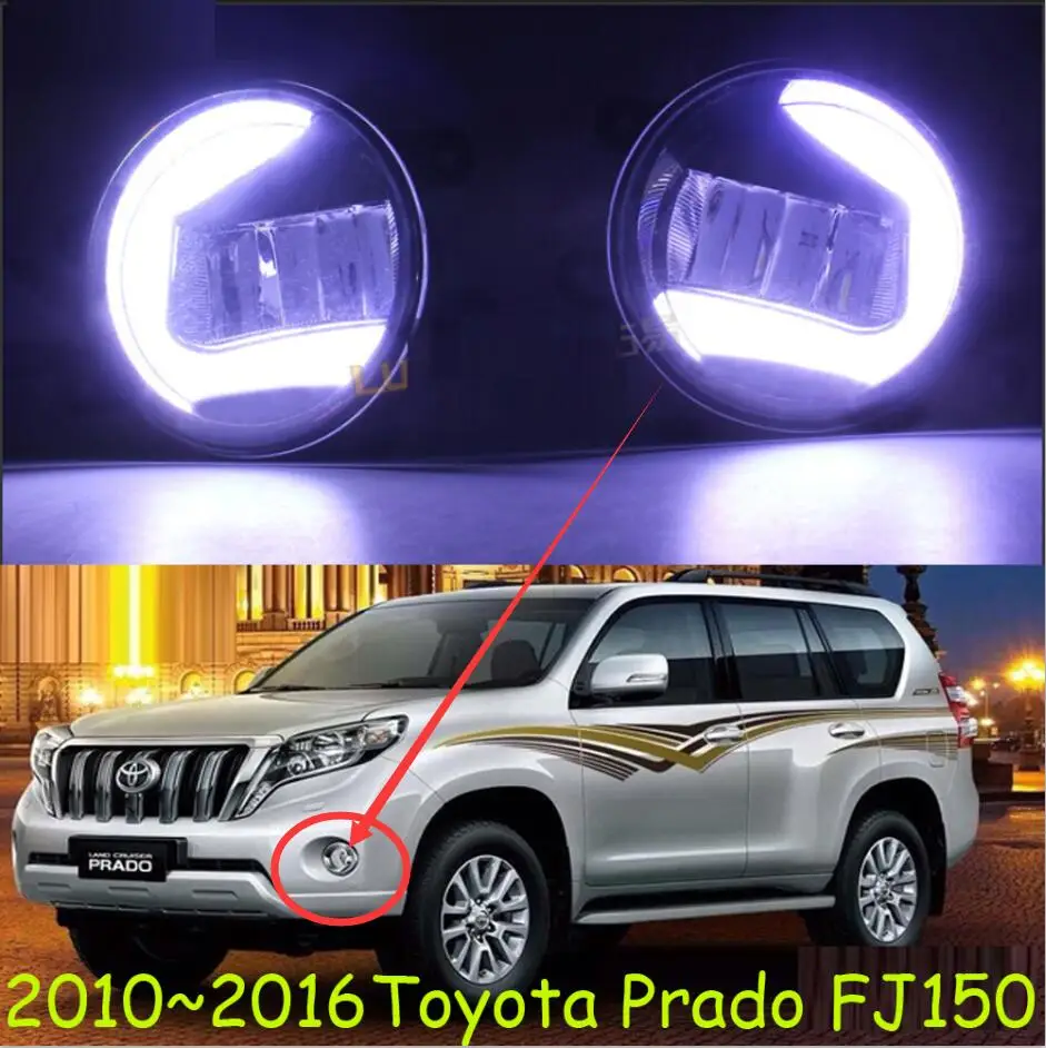 

Автомобильный бампер, фара FJ150 Cruiser Prado, дневная фара, Swith ONOFF LED DRL, автомобильные аксессуары, дневная фара E'Z EZ' MYVI EZ, противотуманная фара