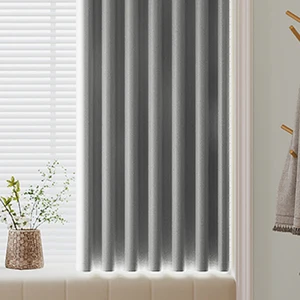 Small bedroom window curtains, short bathroom curtain, living room, doors, small curtains, high shading 85% 10 main curtain sales kitchen - №10