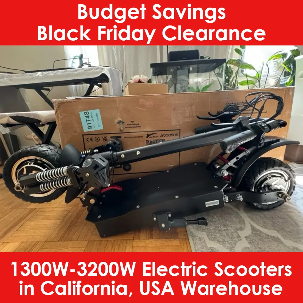 Clearance Sale Not Brand New Electric Scooters in USA Warehouse Cheap Factory Promotion Adult Escooter 1600W 3200W Fast Speed