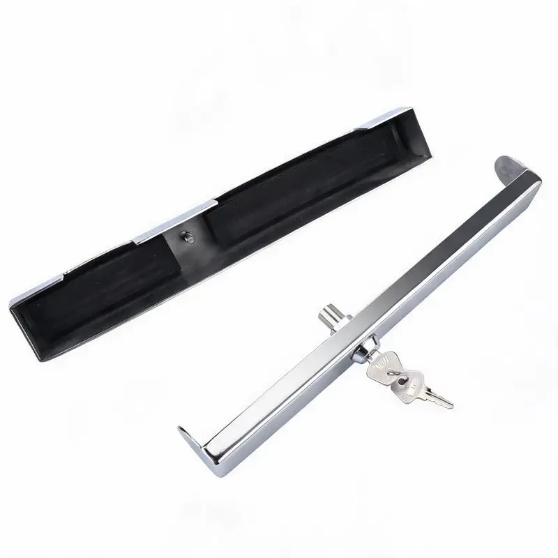 Marine Motor Lock, High Quality Polished Marine Outboard Engine Lock Stainless Steel Anti-theft Outboard Lock 300mm