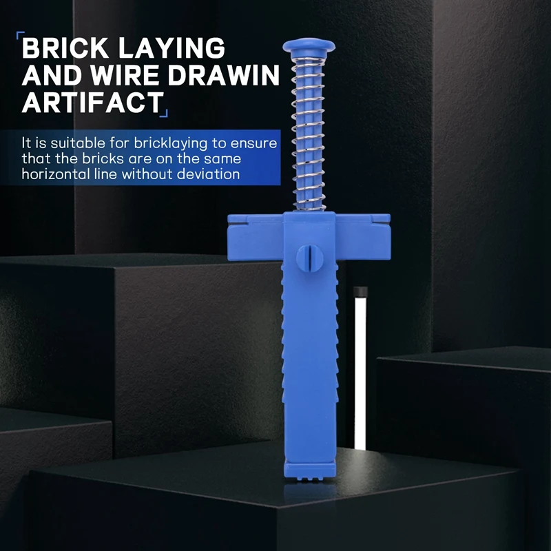 AC88-5PCS Liner Wall Builder Building Wire Frame Brick Liner Runner Wire Drawer Bricklaying Tool Fixer