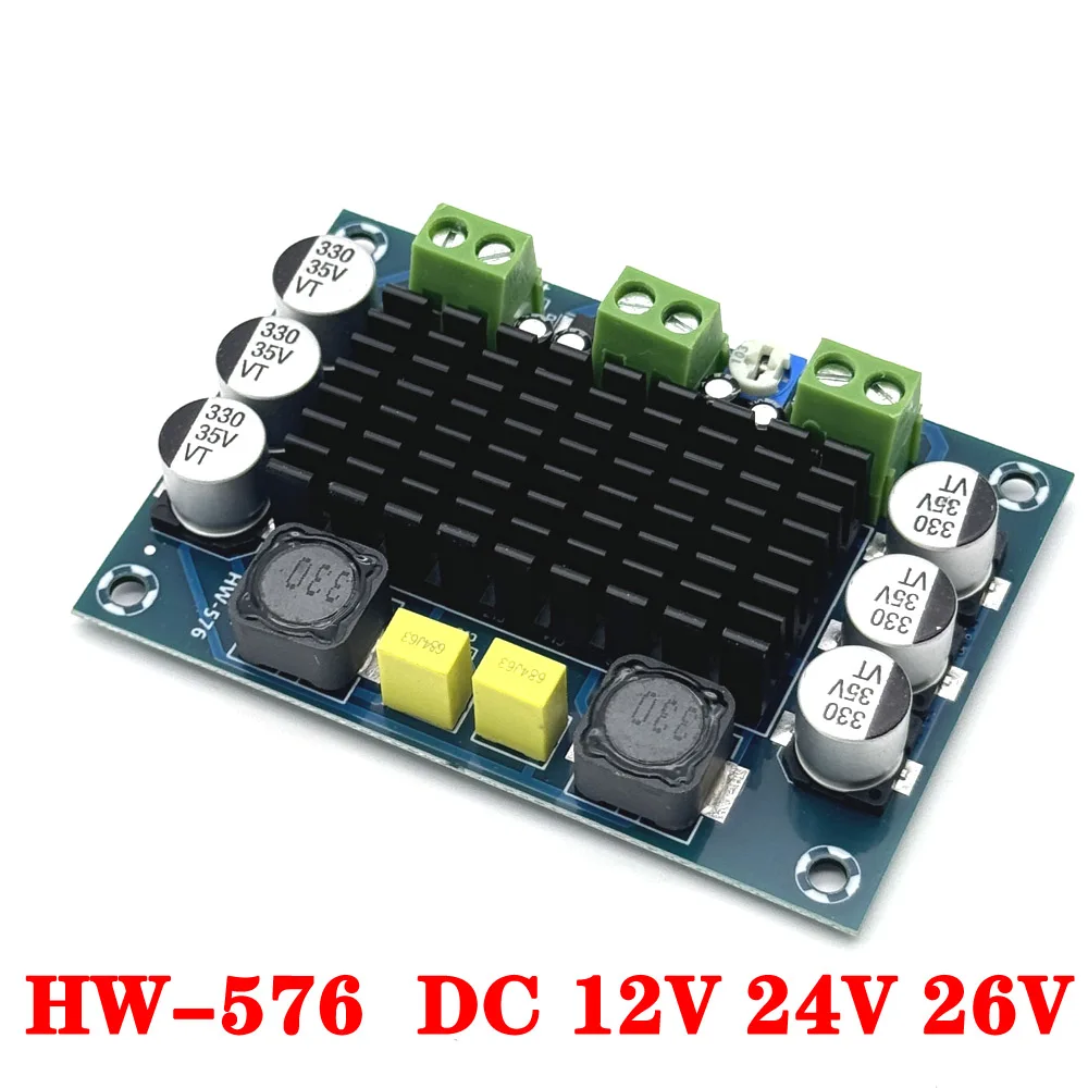 TPA3116D2 DC 12V 24V 26V 100W Mono Channel Digital Power Audio Amplifier Board TPA3116D2 Large Capacity Board