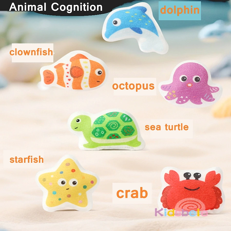 Jeu de pêche en tissu, jouets Montessori pour enfants d'âge préscolaire de 1 an, poisson de couleur, jouet éducatif assorti pour tout-petits, cadeau de noël