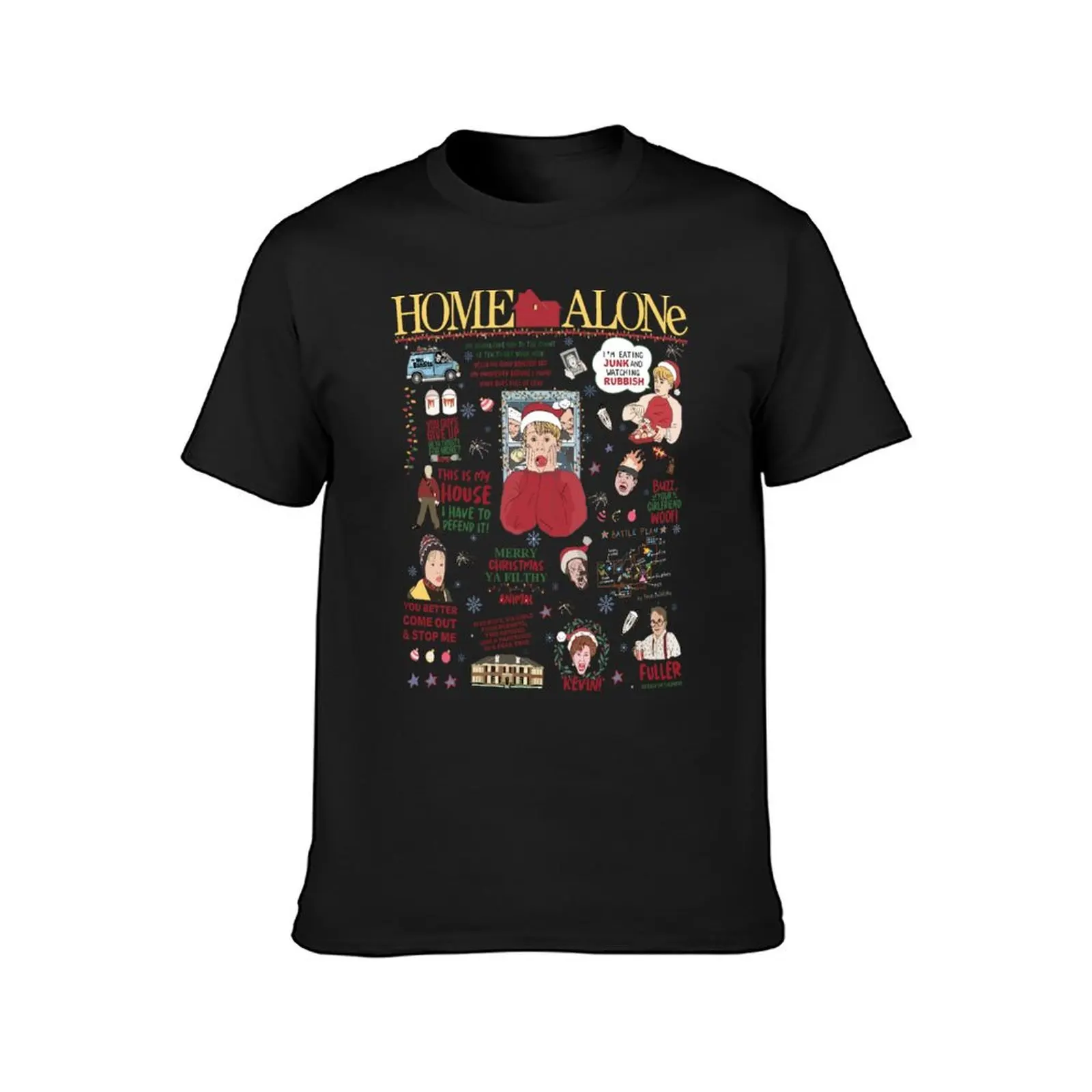 All The Home Alone T-Shirt plus sizes korean fashion tees plain mens clothing