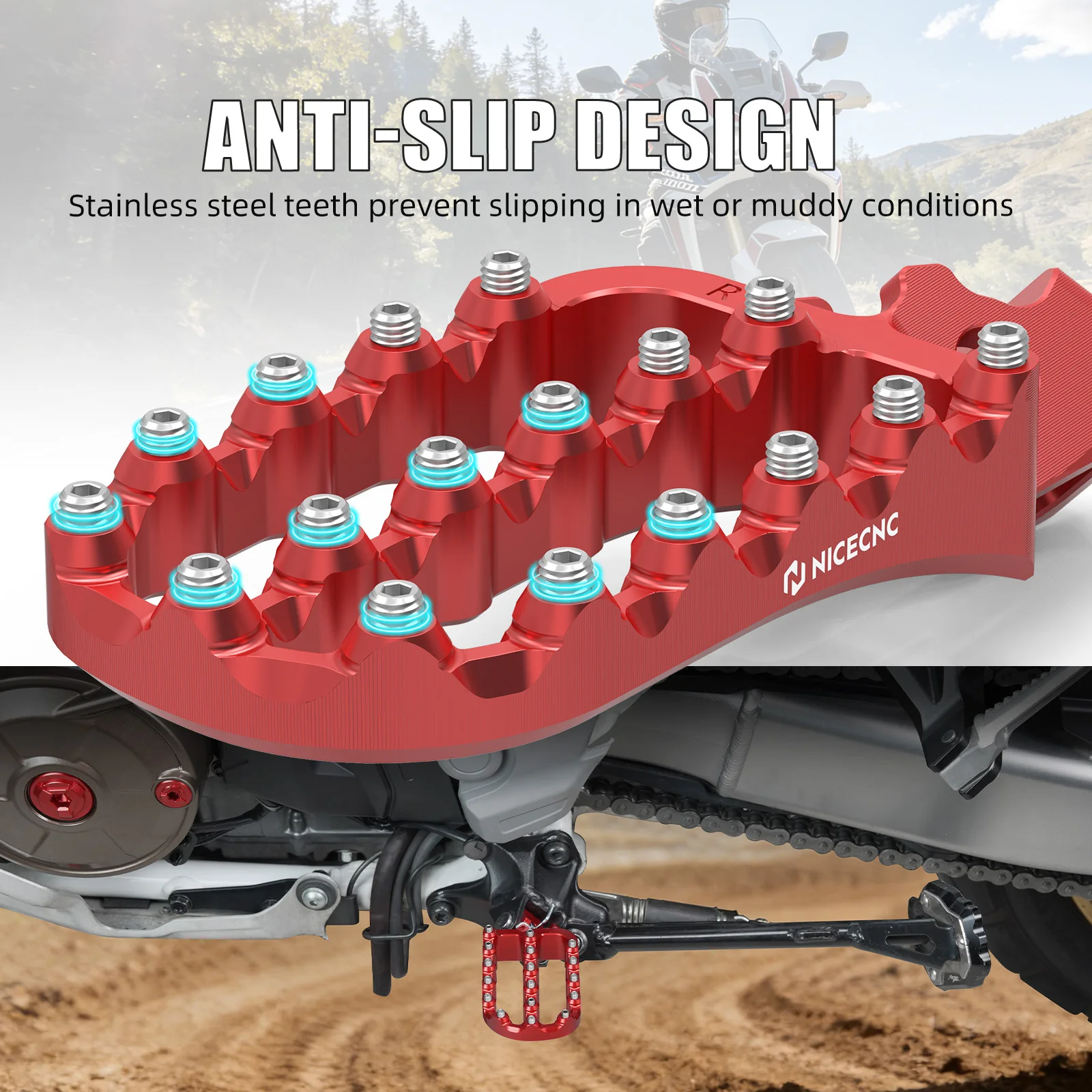 (EU-Lager) Fußrasten Hintere Bremshebel Pedal Für Honda CRF1100L Africa Twin CRF1100L /Adventure Sports 2025 2020-2026 – Detail 17