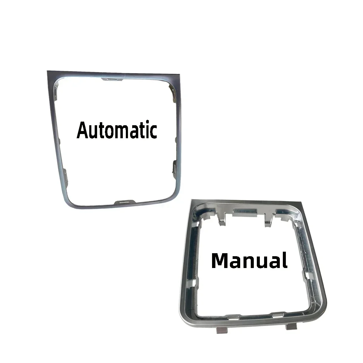 

x1 LHD Automatic Manual Transmission DSG Gear Shift Boot Panel Chrome Cover Trim For VW Golf 7 7.5 R Line GTI GTD GTE 2014-2021