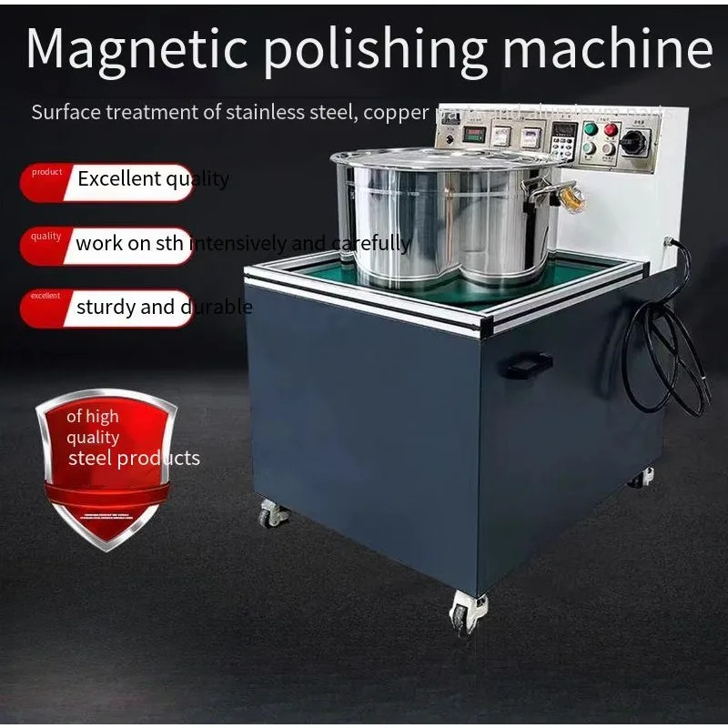 Magnetic Deburring Machine Translational Magnetic Polisher For Inner Hole Rust Removal Polishing Metal Parts Surface Finish
