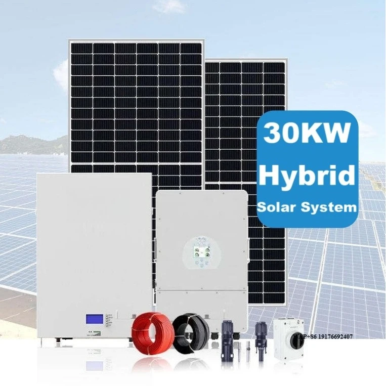 Sistema de energía fotovoltaica solar híbrido Topsky de 30 kilovatios, granja comercial, venta al por mayor completa, sistema de energía todo en uno de 30Kw