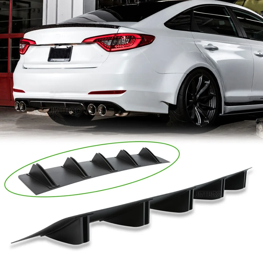 

Rear Bumper Lip Diffuser Spoiler Splitter Shark Fin For Hyundai Sonata Elantra United States