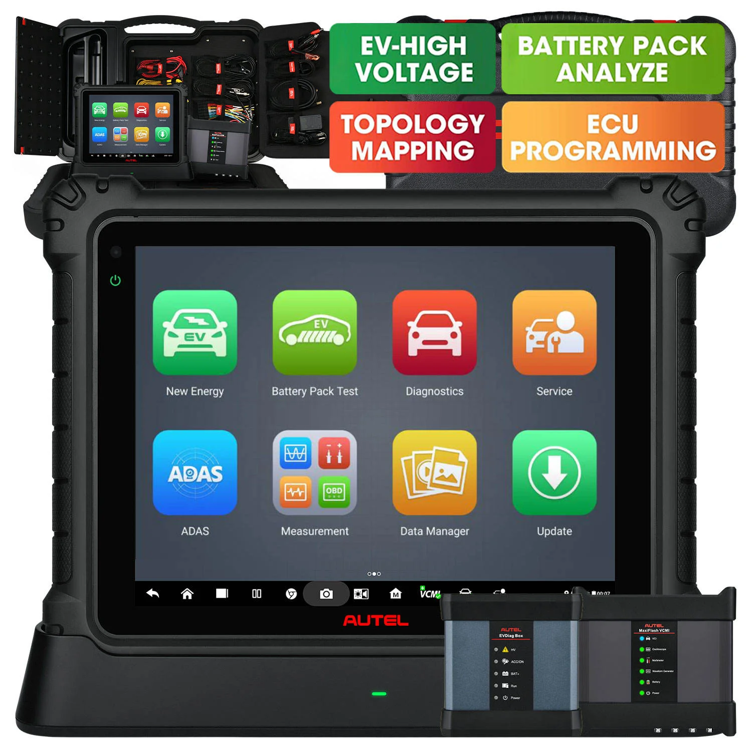 Tienda Oficial Autel, Maxisys Ultra EV 40, Escáner OBD2 de Servicio, Herramientas de Diagnóstico Automotriz para Vehículos Eléctricos e Híbridos