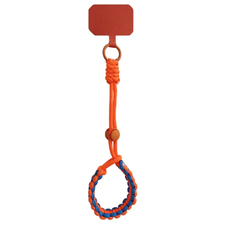 

Universal Adjustable Mobile Phone Lanyard Anti-Loss Wrist Strap Mobile Phone Charm Chain For Running Gym Travel Twist Weave Cord