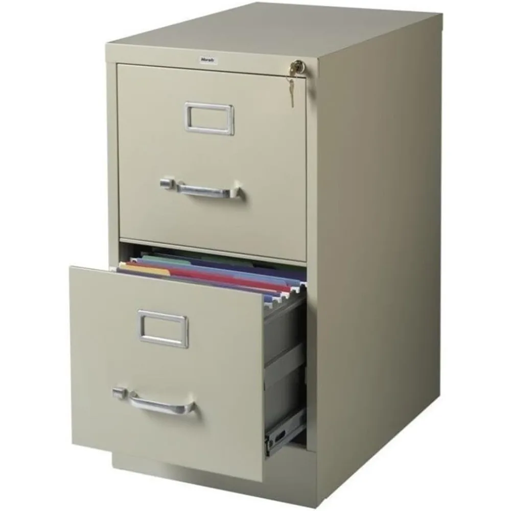 22 Deep 2-Drawer Letter-Size Commercial Vertical File