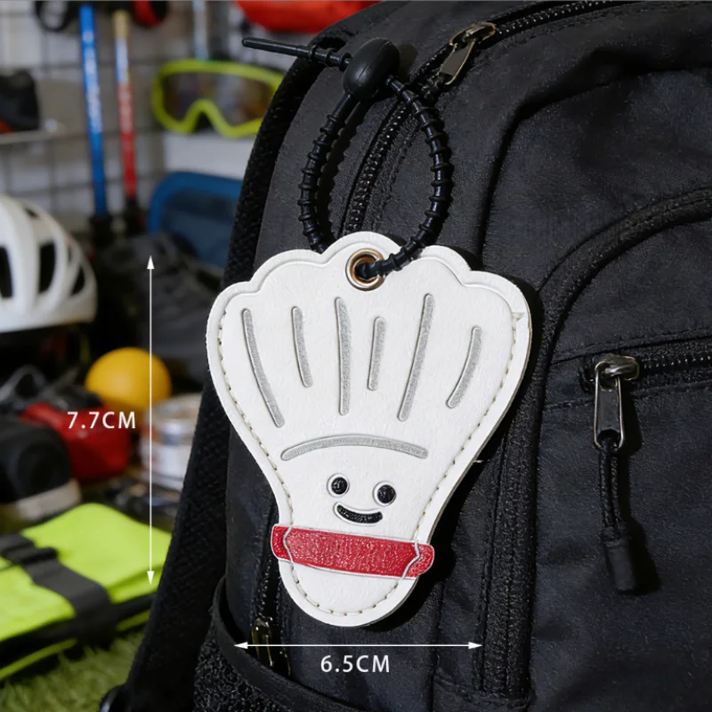 Cartoon Sporty Ball Shaped Table Tennis Badminton Key Chains Pouch Storage Bag pendent ornament Key Chain Keyring Souvenir Gift