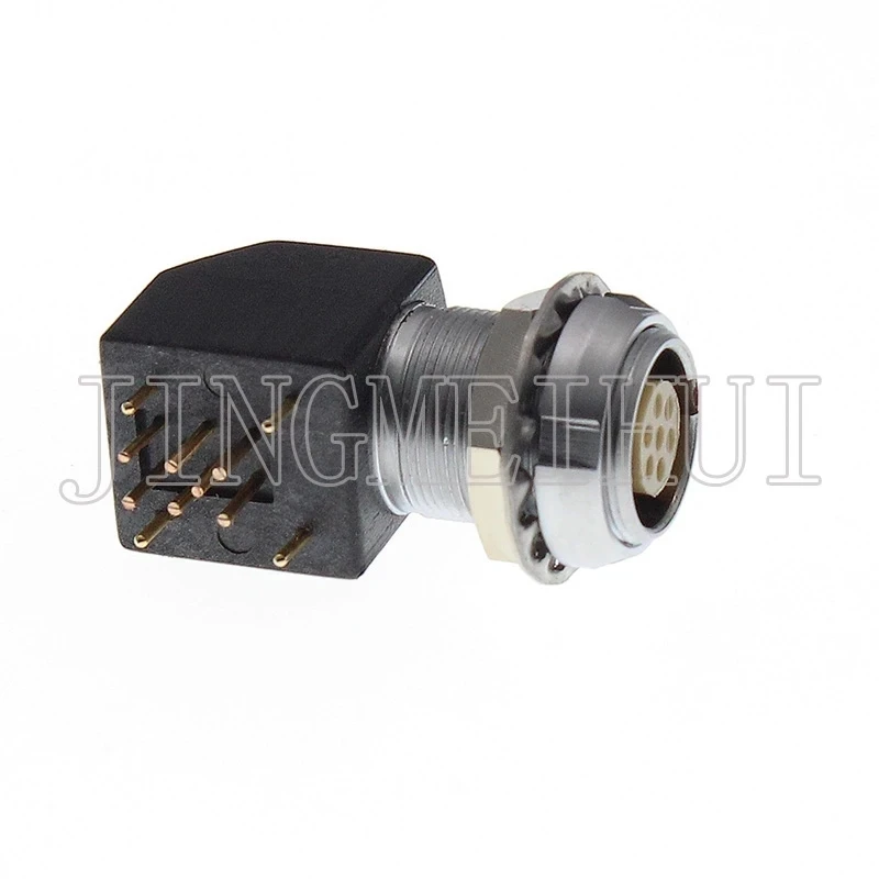 90 Degree Pin EXG EPG EEG 1B.2 3 4 5 6 7 8 10 Pin Push-pull Self-locking Female Socket Connector for PCB Printed Circuit Board