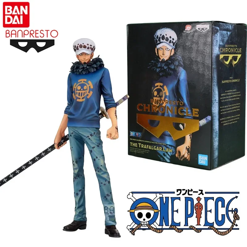 

Genuine Bandai Banpresto ONE PIECE Anime Figure MSP Trafalgar D. Water Law Toys for Boys Girls Gift Collectible Model Ornaments