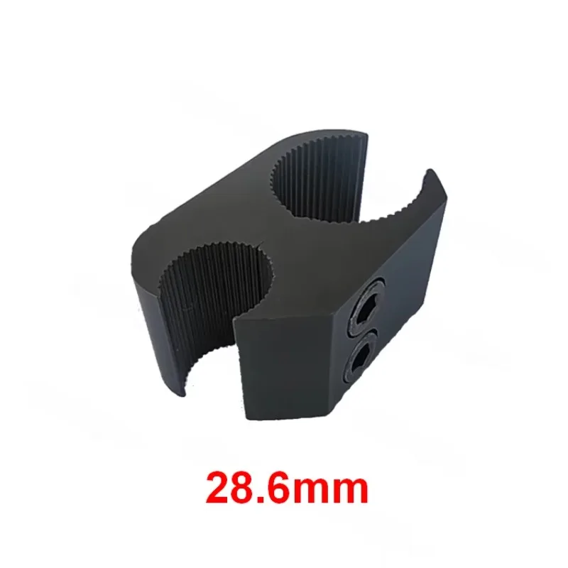 Stable‑Performance Anodized Aluminum Brake Mounting Clamp Durable Replacement Hardware for Mobility Brake Assembly