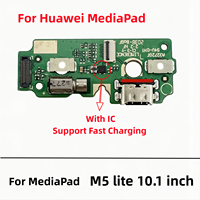 Original USB Charger Dock Board Charging Port Flex Cable For Huawei MediaPad M5 Lite 10.8 SHT-AL09 SHT-W09 10 CMR-AL09 W09