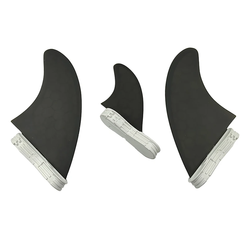 Surfboard Fins Thruster UPSURF FCS II MARK RICHARDS TWIN + STABILISER FINS Surfing Quillas Tri Fins