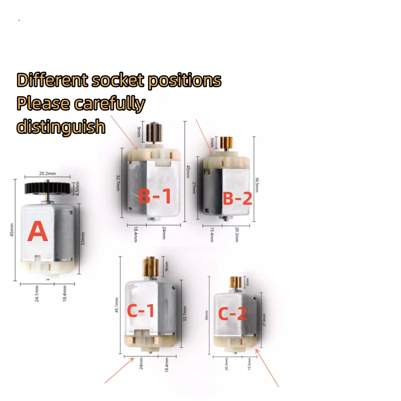 

1 Pcs For AUDI A8 D3 D4 A6 Q5 Q3 A5 Door Latch Motor Center Lock Motor Gears Auto Parts DC 12V High Quality and Durable