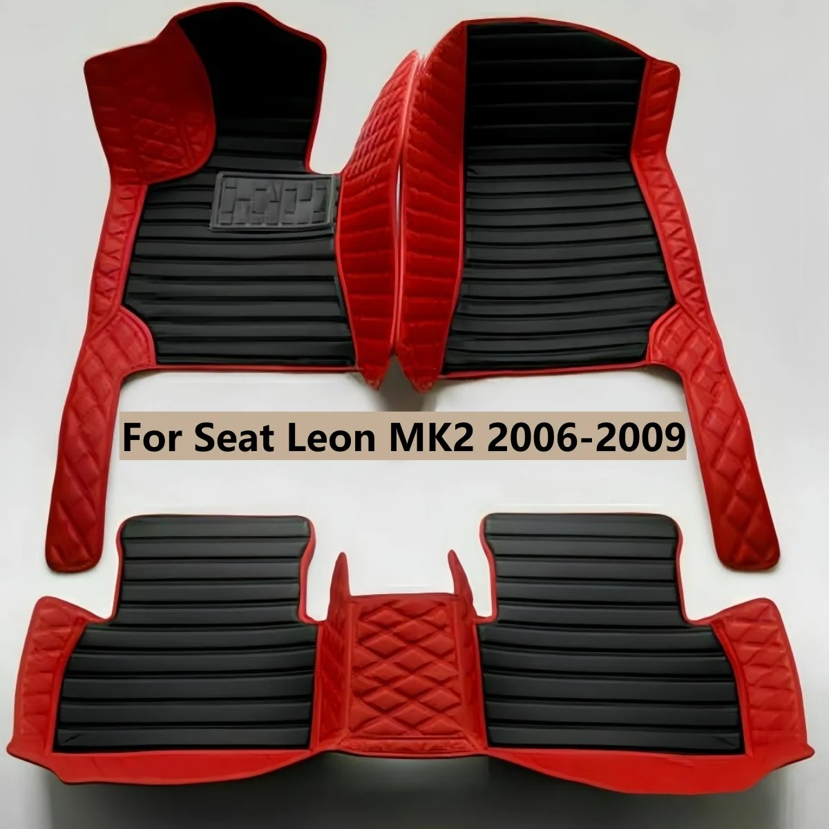 

For Seat Leon MK2 2006 2007 2008 2009 Car Floor Mats Auto Accessories Carpets Rugs Interior Cover Pedals Custom Foot Pads