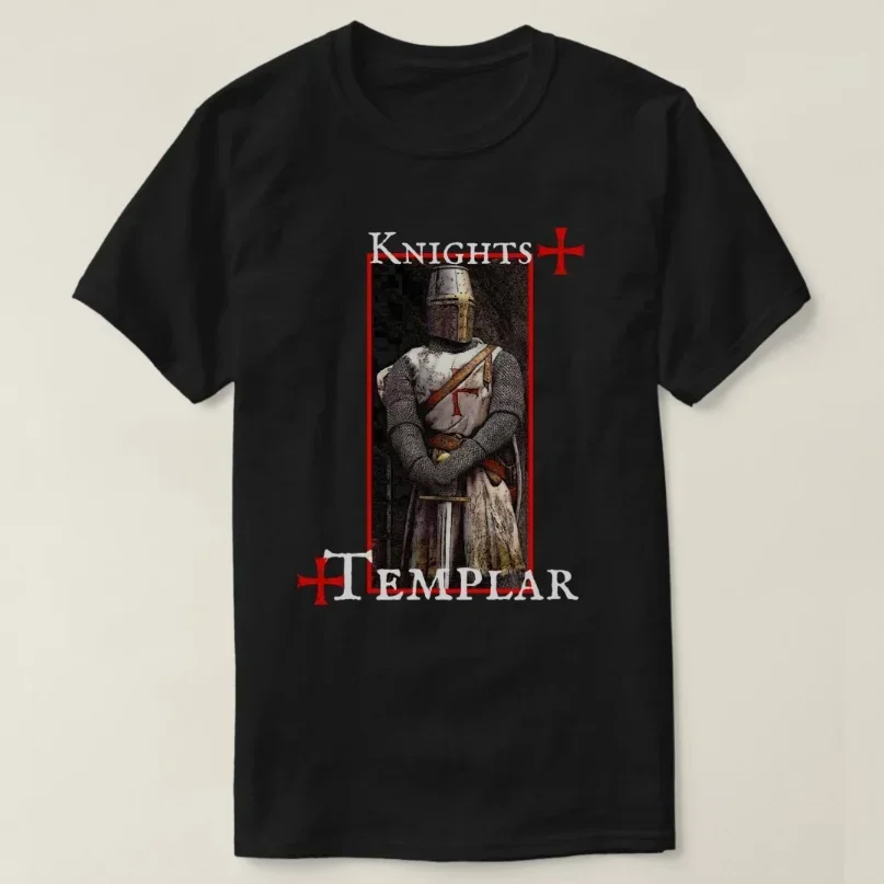 

Футболка Crusader Warrior Knights Templar, 100% хлопок, с круглым вырезом, летняя повседневная мужская футболка с короткими рукавами, размер S-3XL
