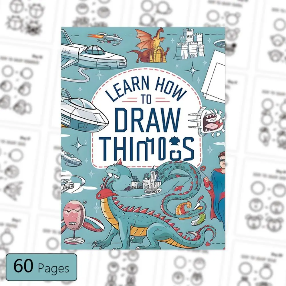 Travel Drawing Cartoon Coloring Book Early Education Stationery Graffiti Copy Sketch Book Enlightenment Doodling