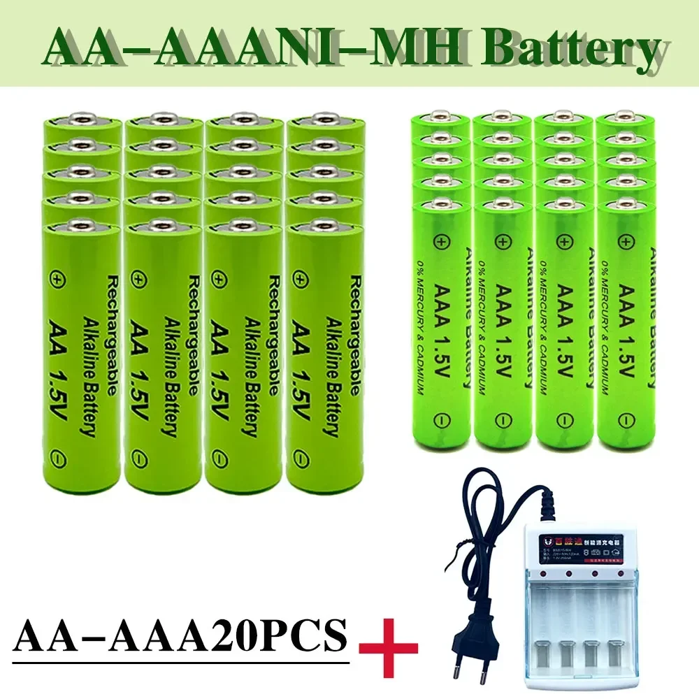 2024up-to-dateOriginal Aste computer battery, AA UTO battery, radio, video game, digital camera, charger, 1.5V, 4800mAh, 3800mAh