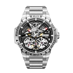 GEYA BigBang Series Automatic Mechanical Watch Stainless Steel 50M Waterproof Racing Men's Wristwatch 78170