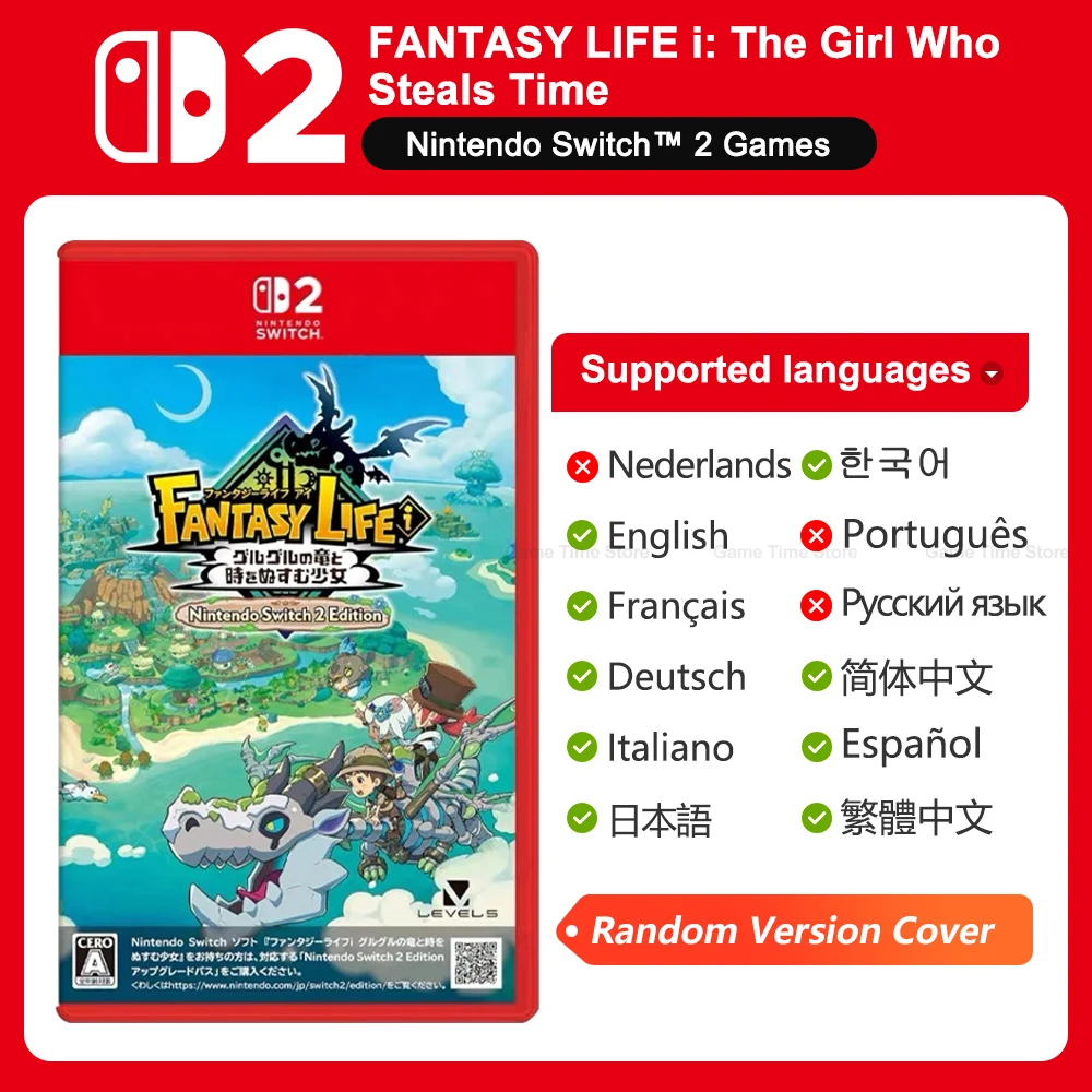 Nintendo Switch 2 FANTASY LIFE i The Girl Who Steals Time Juegos Games Deals Nintendo Fysieke Game Card RPG Game voor Switch 2