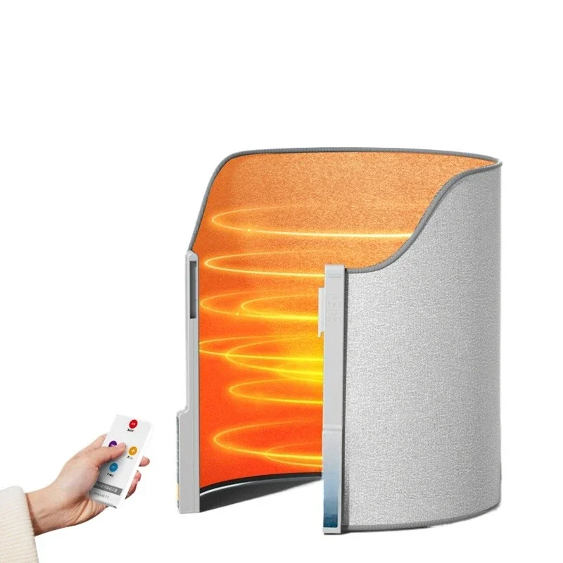 Zinc silk-free, dry and odorless smart portable fan infrared panel radiant heater, suitable for winter household use