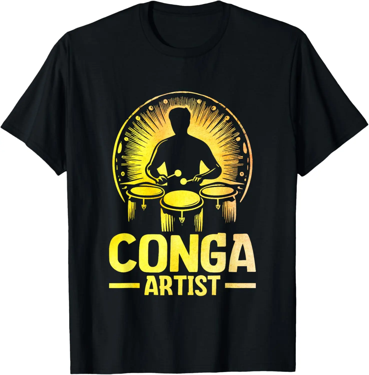 Conga Artista Congas Baterista Tambor Músico Instrumento Camiseta