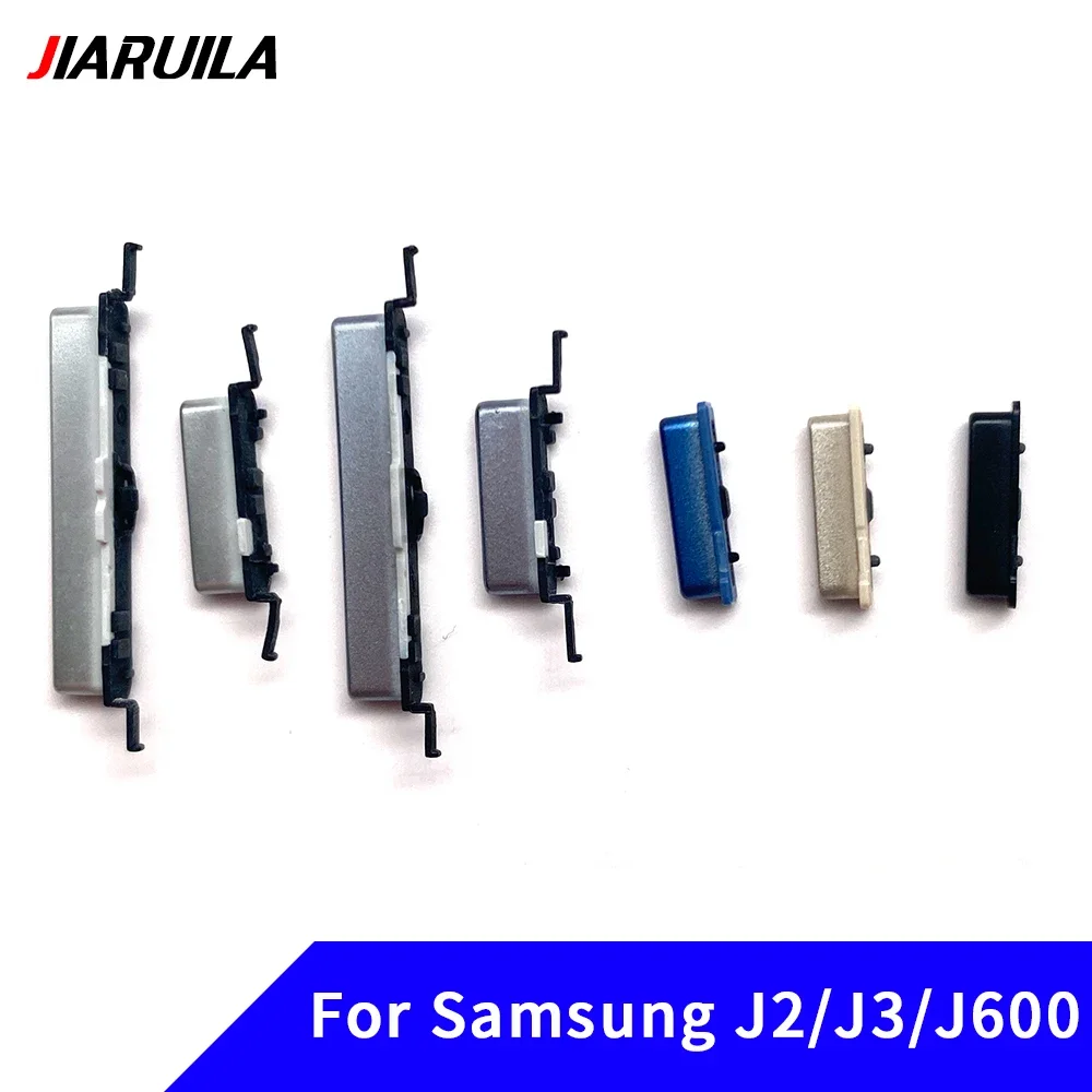 NEW For Samsung J5 2016 J510 J2 J3 J600 J810 SIde Volume Button + Power ON / OFF Buttton Key Set Replacement Part