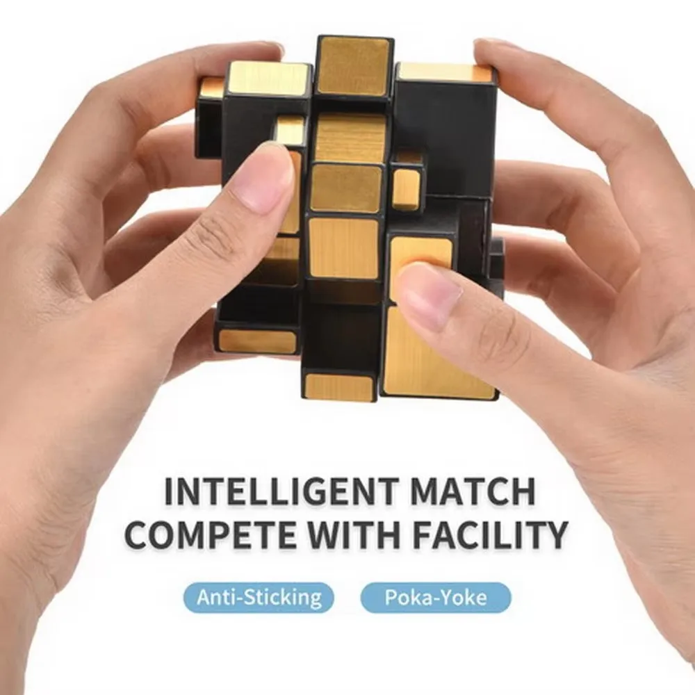 Neo Magic Mirror Cube 3x3x3 Gold Silver Professional Speed Cubes Puzzles Speedcube Educational Toys For Children Adults Gifts