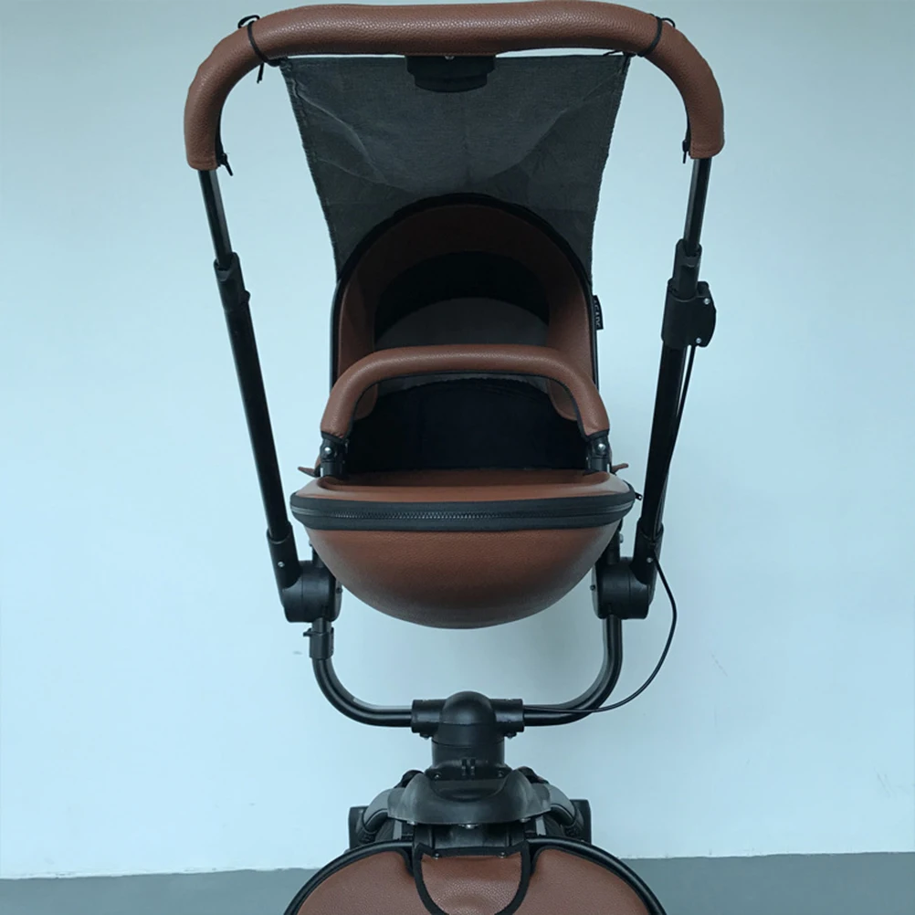 

1pc Cover Uv Protection Shading Cloth Lightweight Breathable Baby Stroller Accessory For Outdoor Use Black Easy Carry Durable