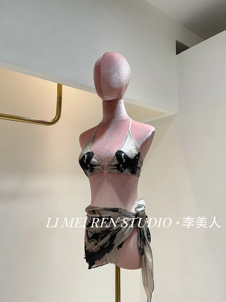 New Butterfly print bikini swimsuit women's set
