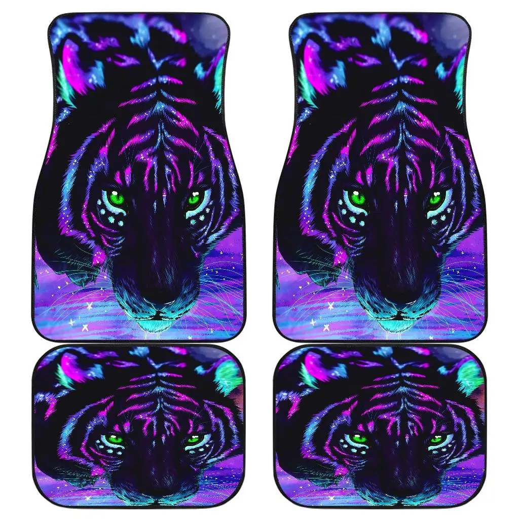 

Tiger Front And Back Car Mats 5 Printing Car Floor Mat Universal Fit For Cars SUV Van Truck