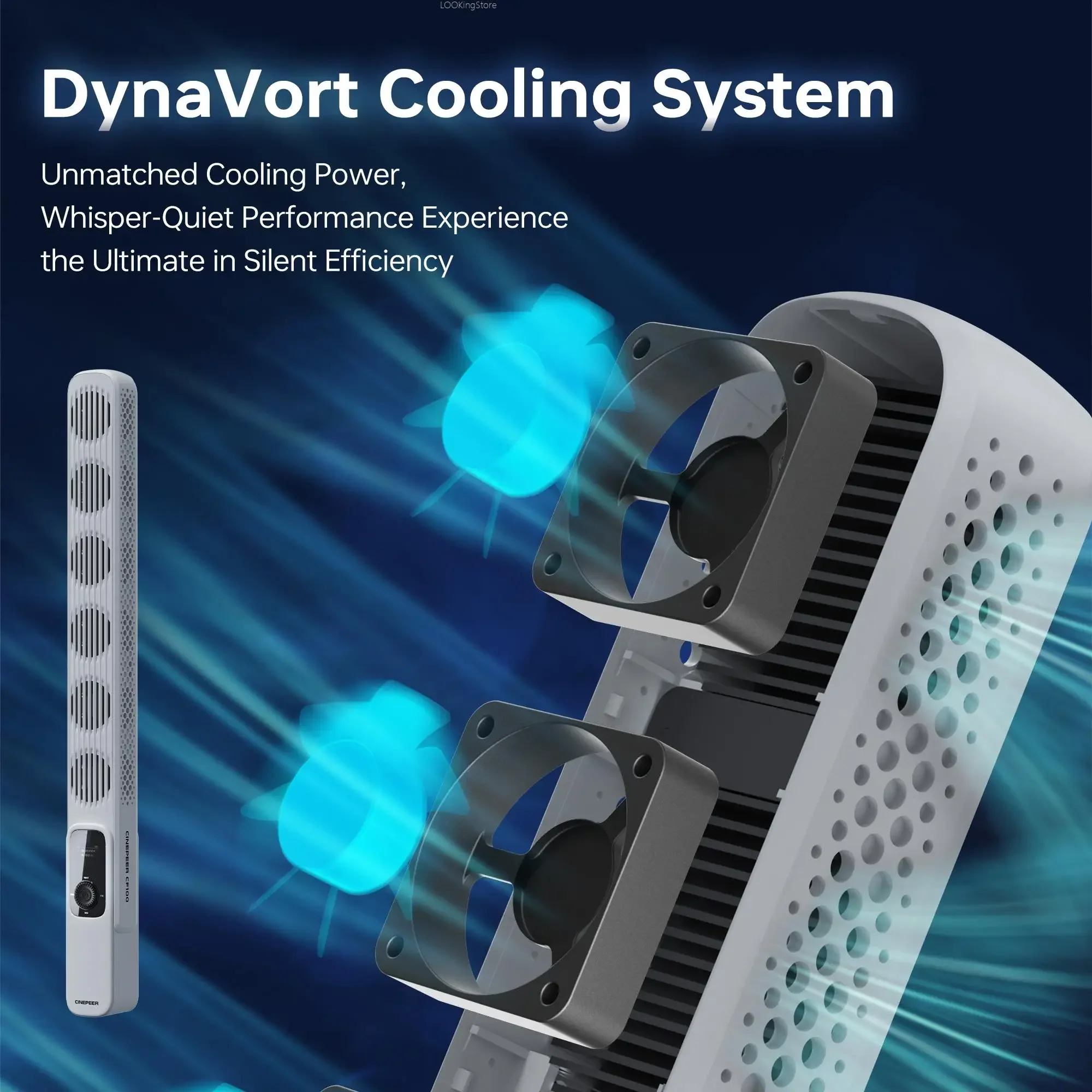 ZHIYUN CINEPEER CF100 100 Вт RGB Light Stick 2700K-6500K Ручной светодиодный светильник для видеосъемки для потоковой фото-видео