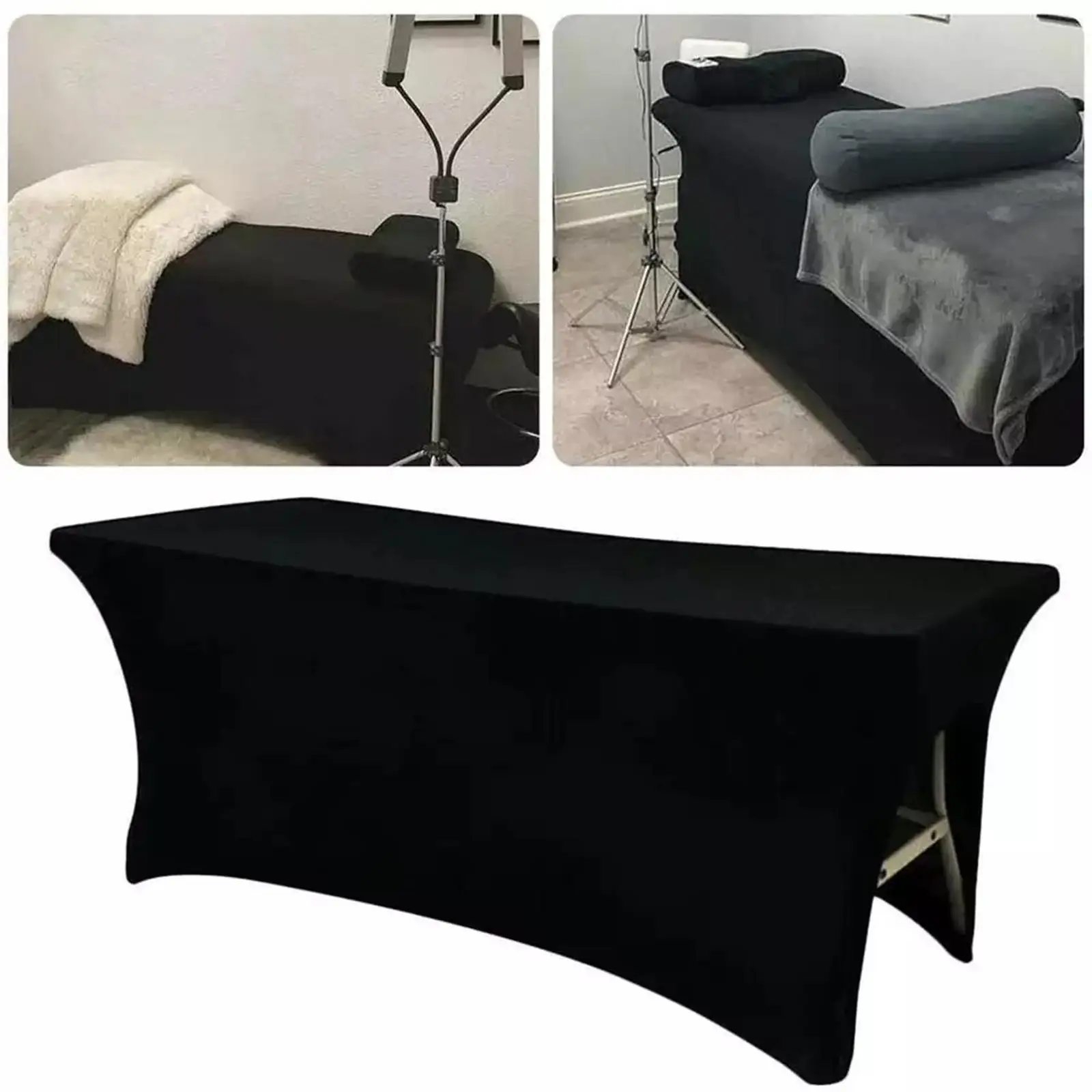 Bed Cover, Stretchable Professional Elastic Special Table Sheet for Extension Grafting Buffet Cloth Hotel