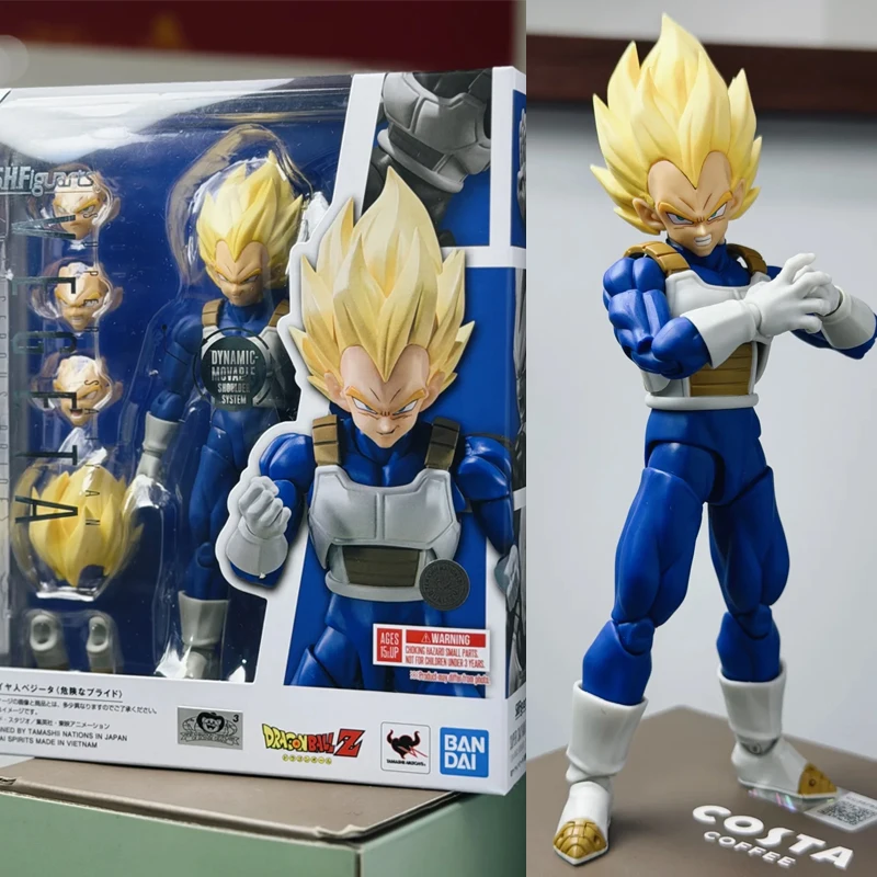 

in Stock Original BANDAI 3.0 S.H.Figuarts Super Saiyan Vegetable Pride Dangerous Dragon Ball Z Toy Action Figures PVC Collector