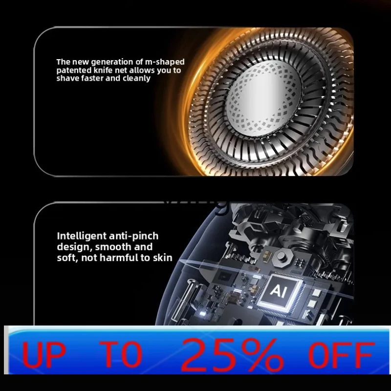 

LMM Smart Choice Electric Razor Men's Razor Portable Extraordinary Edition