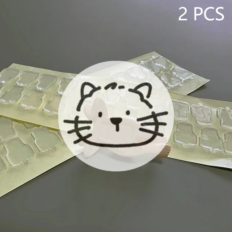 

2 шт. прозрачной двусторонней нано-ленты для кукол и украшений, высоковязкая, с сильной фиксацией