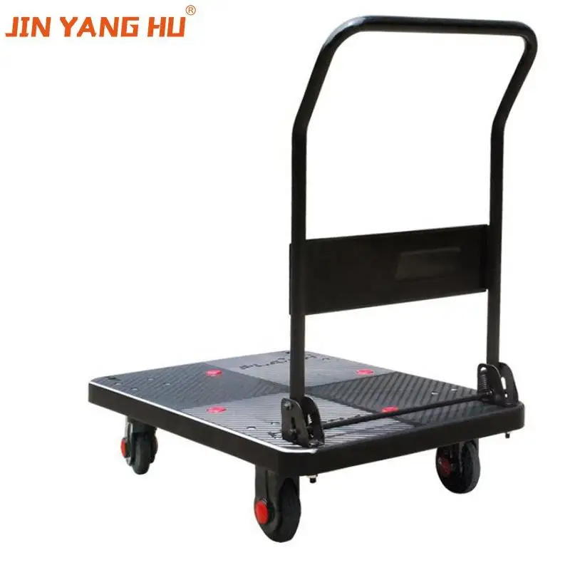 Hand Carts Trolleys with Wheels for Grocery Heavy Duty Flatbed Wagon Flat Cart 275kg/400 kg Capacity Moving Truck Dolly