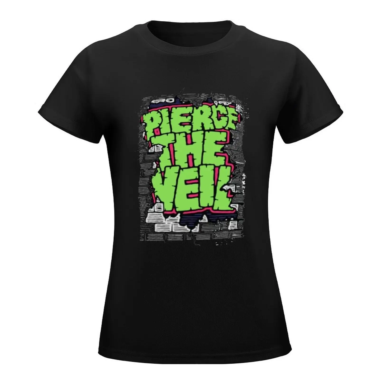 pierce the veil T-Shirt hippie clothes Female clothing aesthetic clothes shirts graphic tees t shirt dress Women