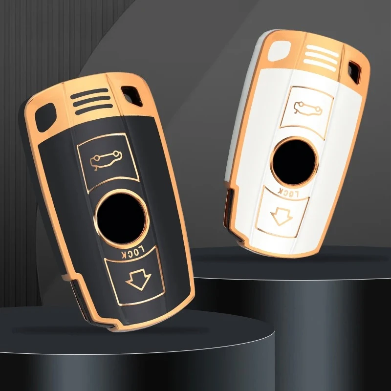 

TPU Car Smart Key Case Cover Fob For BMW E60 E61 E70 E81 E87 E90 E91 E92 X1 X5 X3 1 3 5 6 Series Z4 Protector Shell Accessories