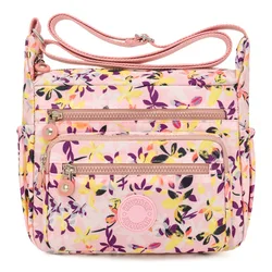 Women's Crossbody Bag Large Capacity Casual Backpack Messenger Nylon Waterproof Ladies Shoulder Handbag Purse For Shopping