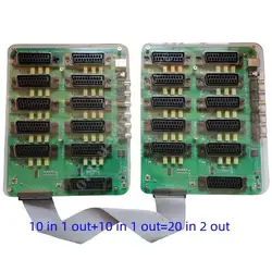 2026 NEW 10 Input 3 Out Automatic switcher 10 way in SCART ( EUR ) and 1 way out ( 2*SCART European output + 1 RGBS RCA output)