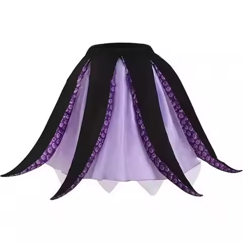 Funny Animal Mermaid Octopus Witch Short Skirts Cosplay Costume Halloween Carnival Fancy Dress Party Dress Up