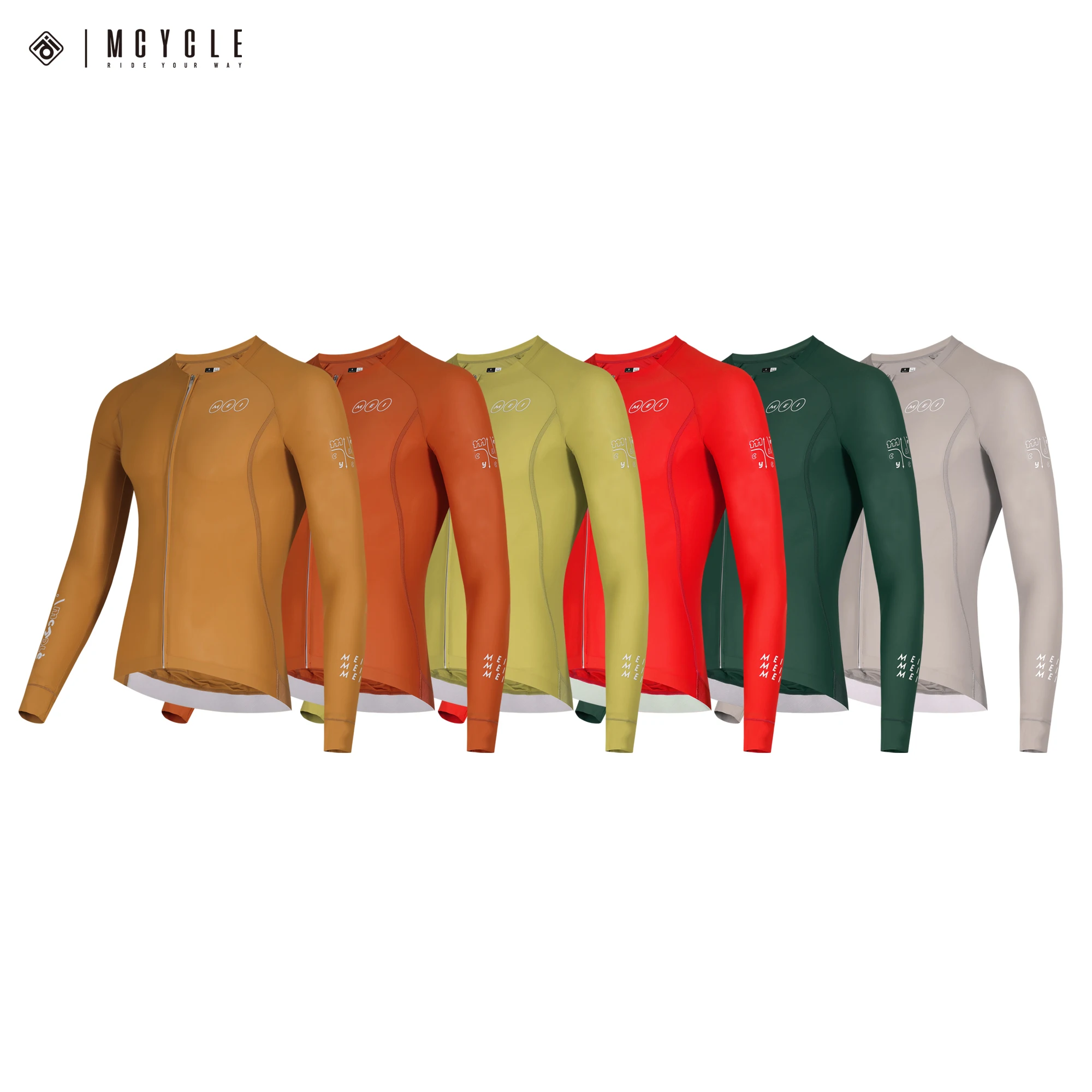 

Mcycle New Arrival Men Cycling Jersey Comfortable Quick Dry Bicycle Bike Shirt Top Breathable Long Sleeves Sportswear